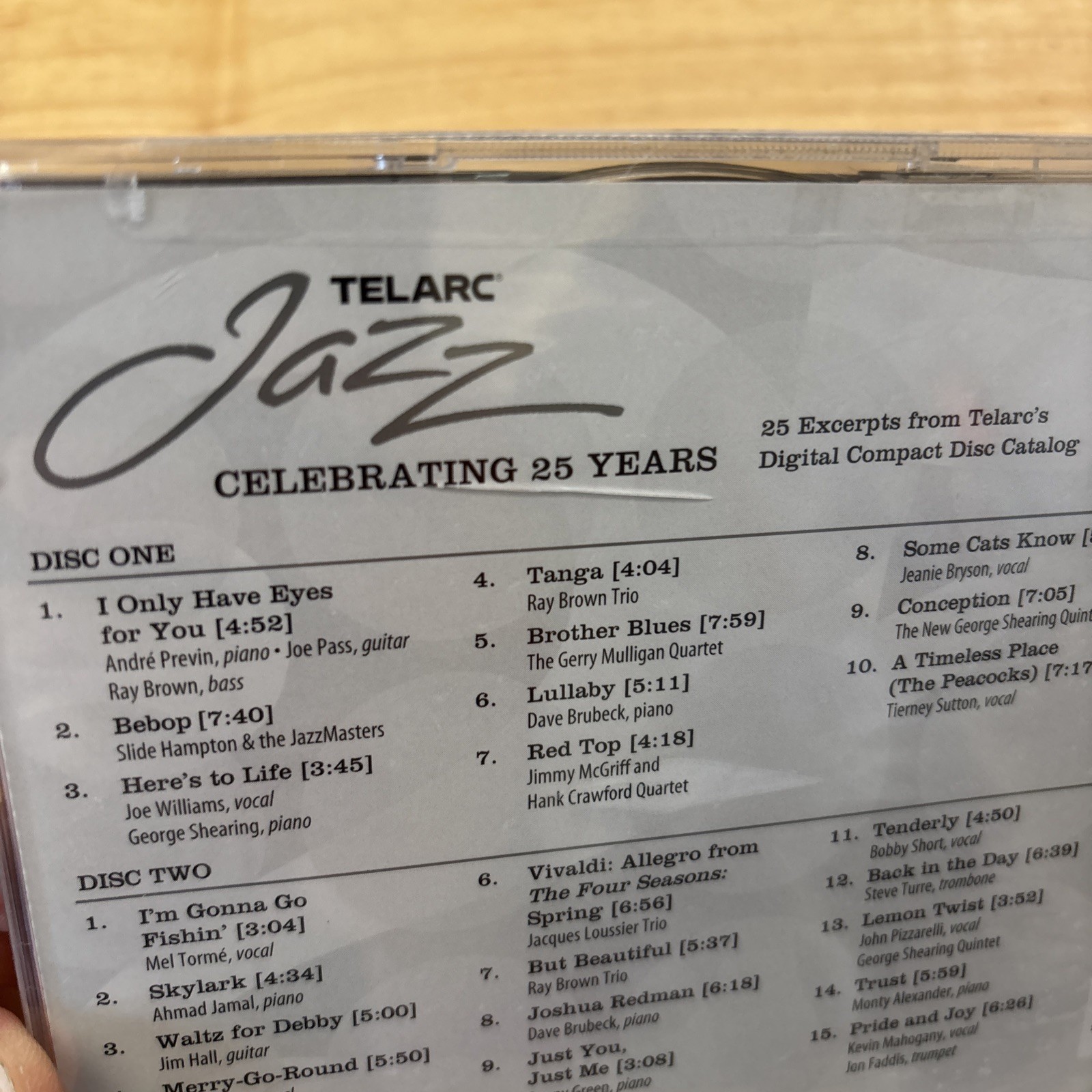 Telarc Celebrating 25 Years: The Jazz Collection (CD, 2002, 2 Disc) New – Crack