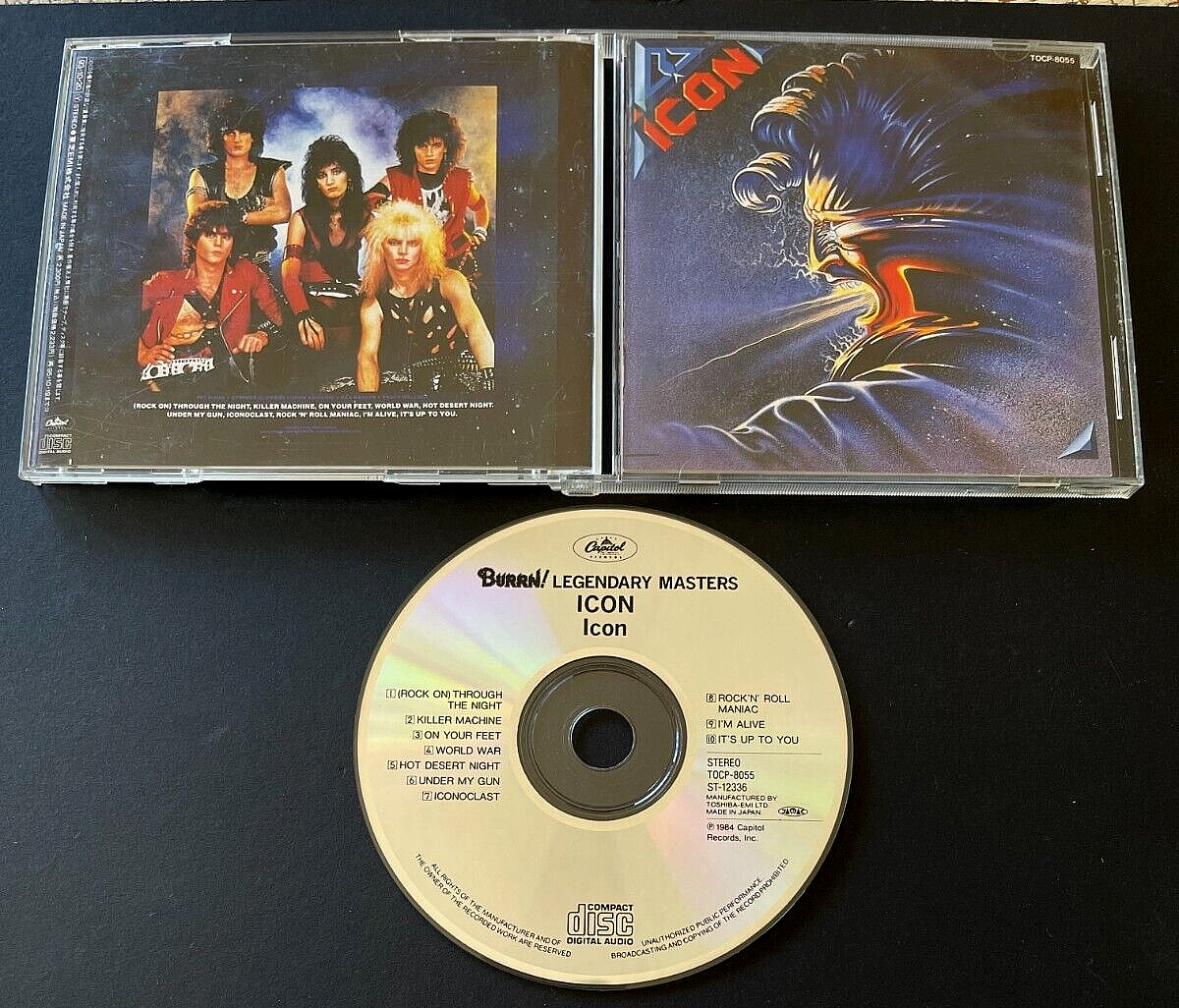 ICON St 1984 JAPANESE Burrn cd DOKKEN House Of Lords XYZ Whitesnake KEEL Winger
