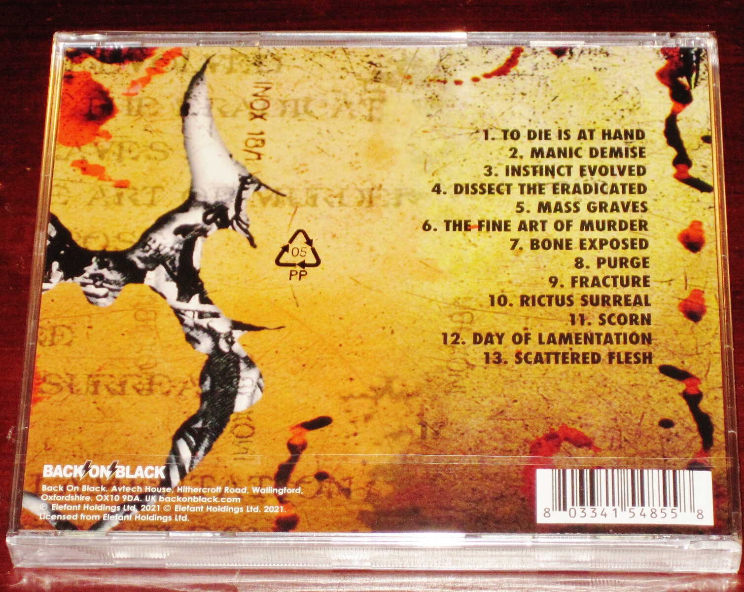 Malevolent Creation: The Fine Art Of Murder CD 2021 Reissue Back On Black UK NEW
