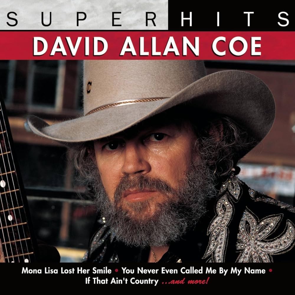 David Allan Coe-Super Hits (CD, 2007, Custom Marketing Group) Allen, Alan
