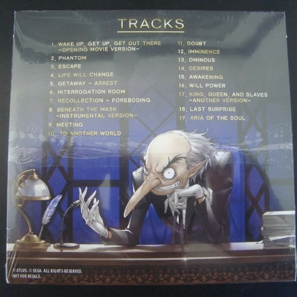 Persona 5 P5 Sounds of Rebellion Soundtrack CD Atlus SEALED promo