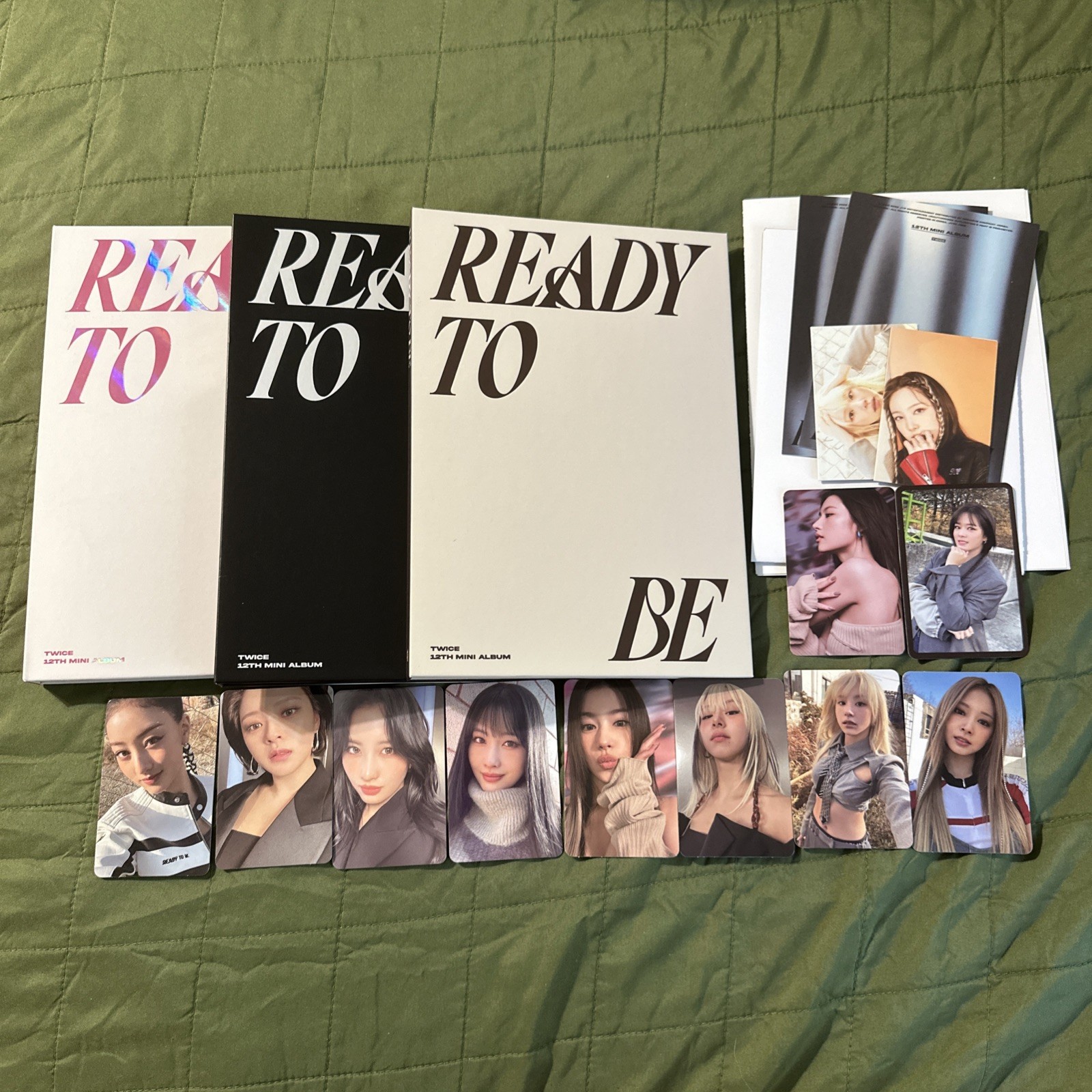 Twice READY TO BE All 3 Versions Black Brown Pink K-Pop Pop Photobook New