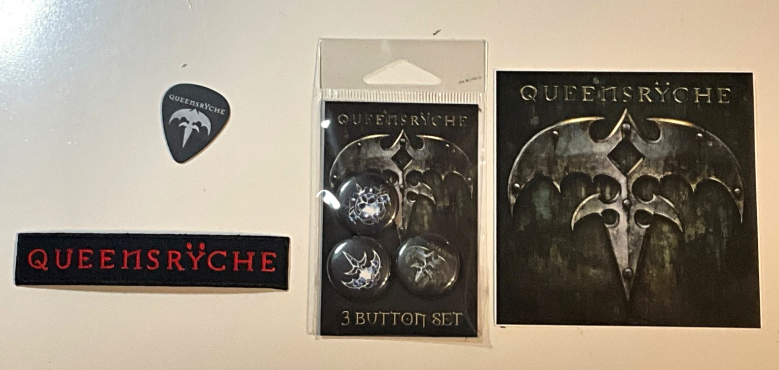 Queensryche 4 CD Lot Dedicated To Chaos, Live Evolution, Empire, Live Crime