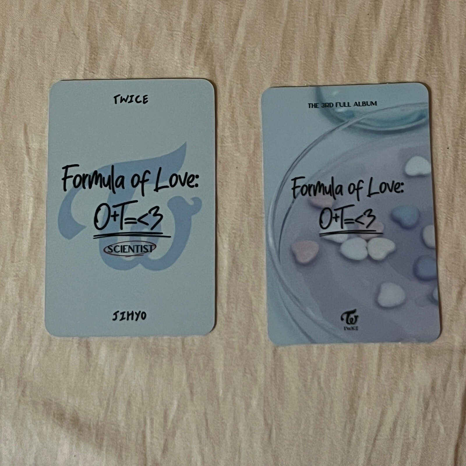 TWICE JIHYO Formula of Love Set (Study About Love Ver.)