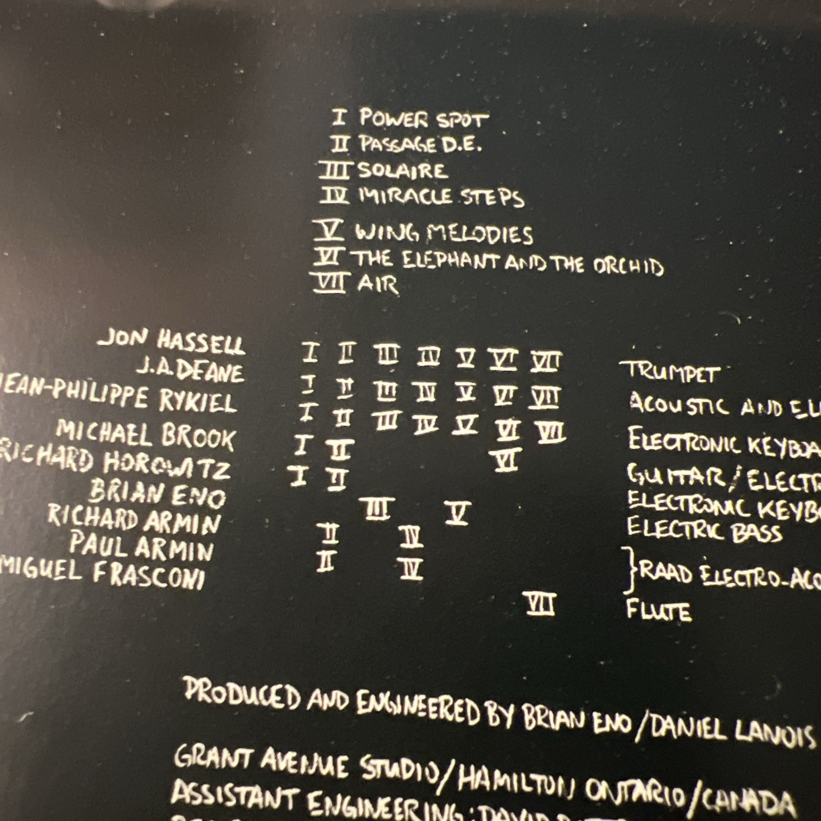 JON HASSELL Power Spot CD 1986 ECM West Germany Import Trumpet Lanois Brian Eno