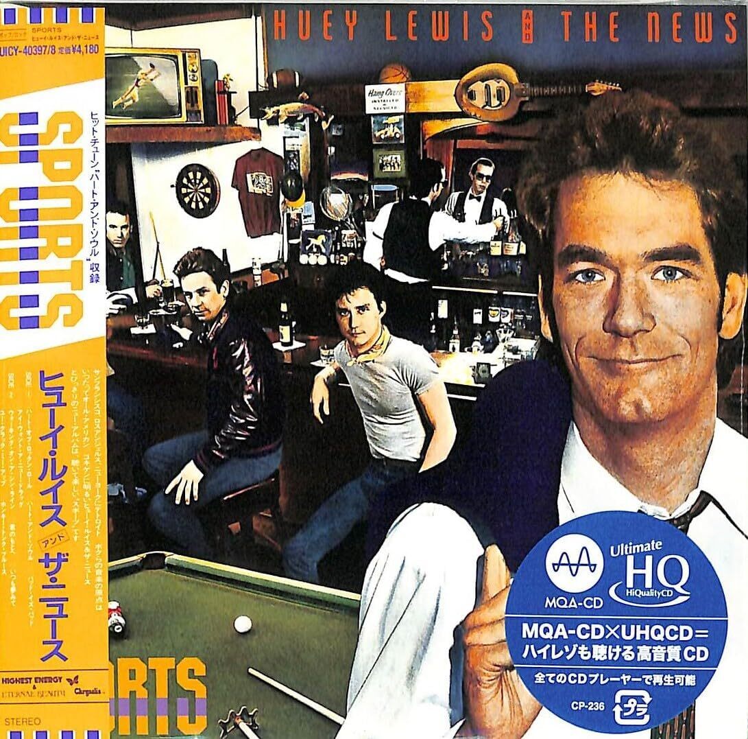 4BT HUEY LEWIS & THE NEWS SPORTS JAPAN MQA UHQ MINI LP 2 CD SET
