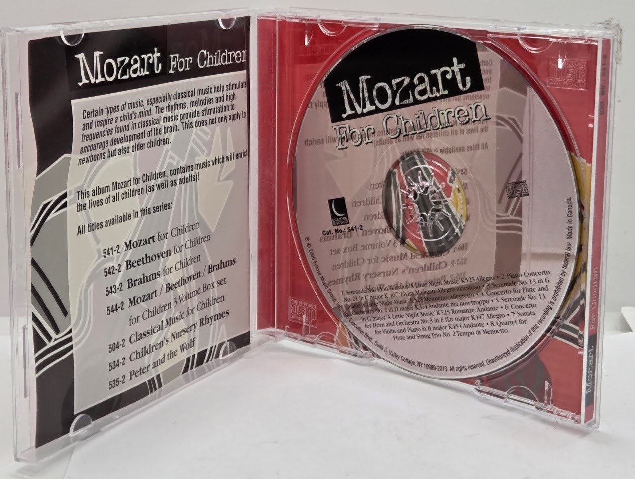 Mozart for Children Music CD✨ 2000 Excellent EX + ♪ Free shipping