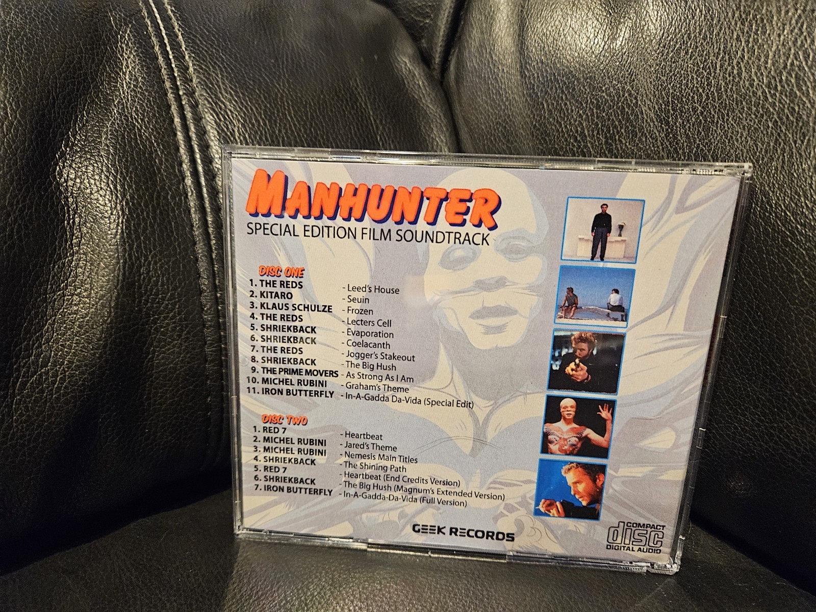 MANHUNTER [2-DISCS] SPECIAL EDITION FILM SOUNDTRACK. 80’s