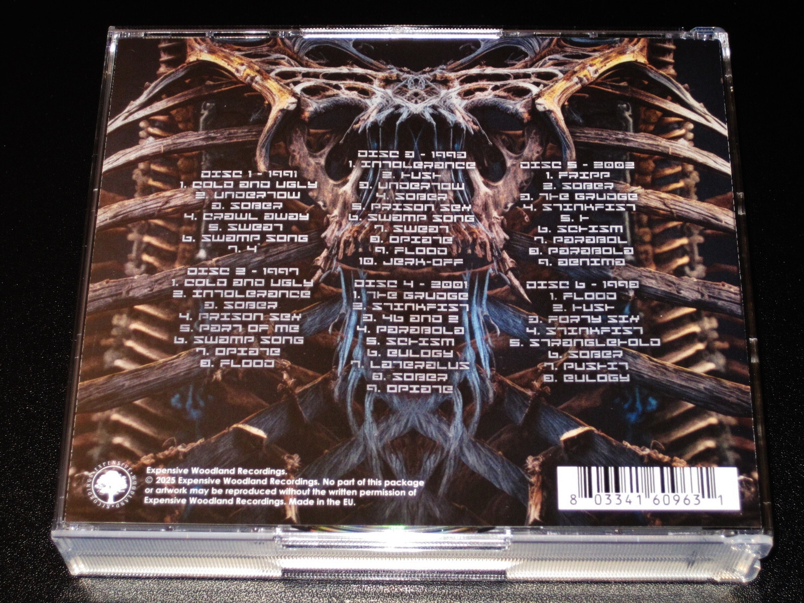 Tool: Radio Waves – Live 1991-2002 6 CD Box Set 2025 Ex Woodlands EU WL101CD NEW