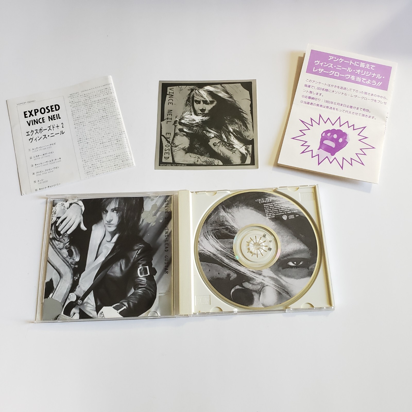 Exposed by Vince Neil (Motley Crue) (CD, 2001, Japan, WPCP-5290)