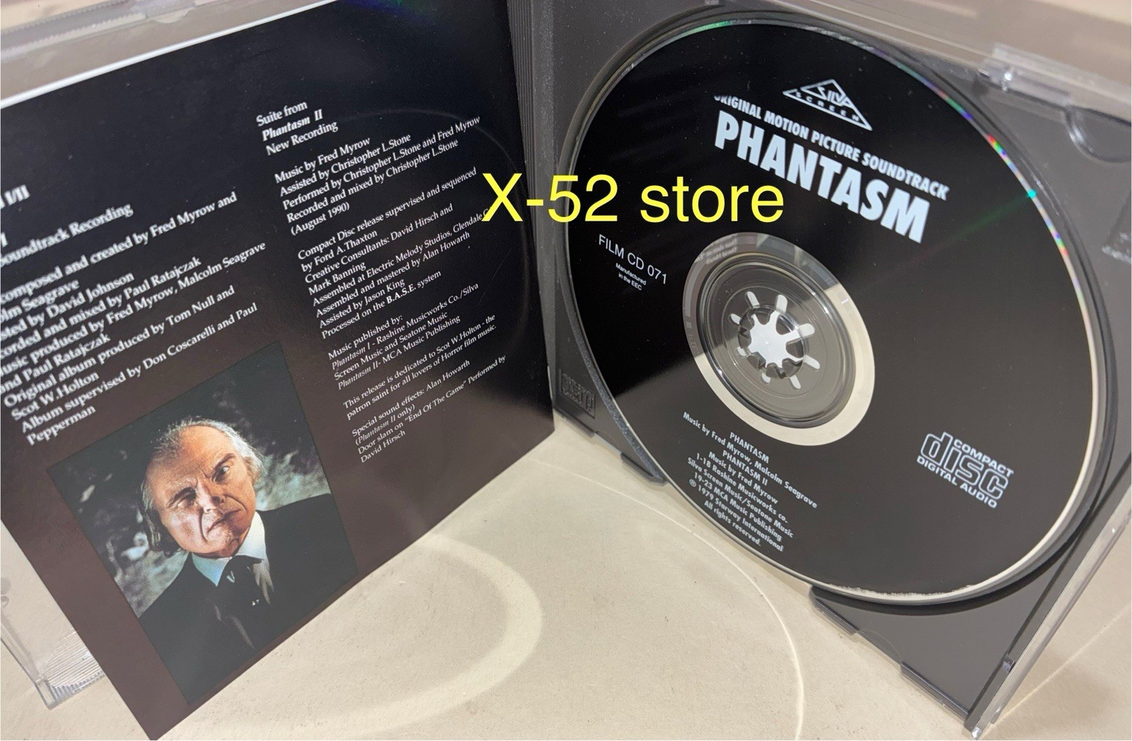 Phantasm CD soundtrack w Phantasm 2 score Fred Myrow Malcolm Seagrave Silva II