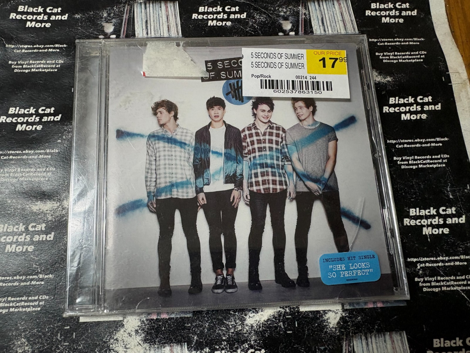 5 Seconds of Summer Self-Titled CD 2014 Pop Punk Rock Capitol label New US Press