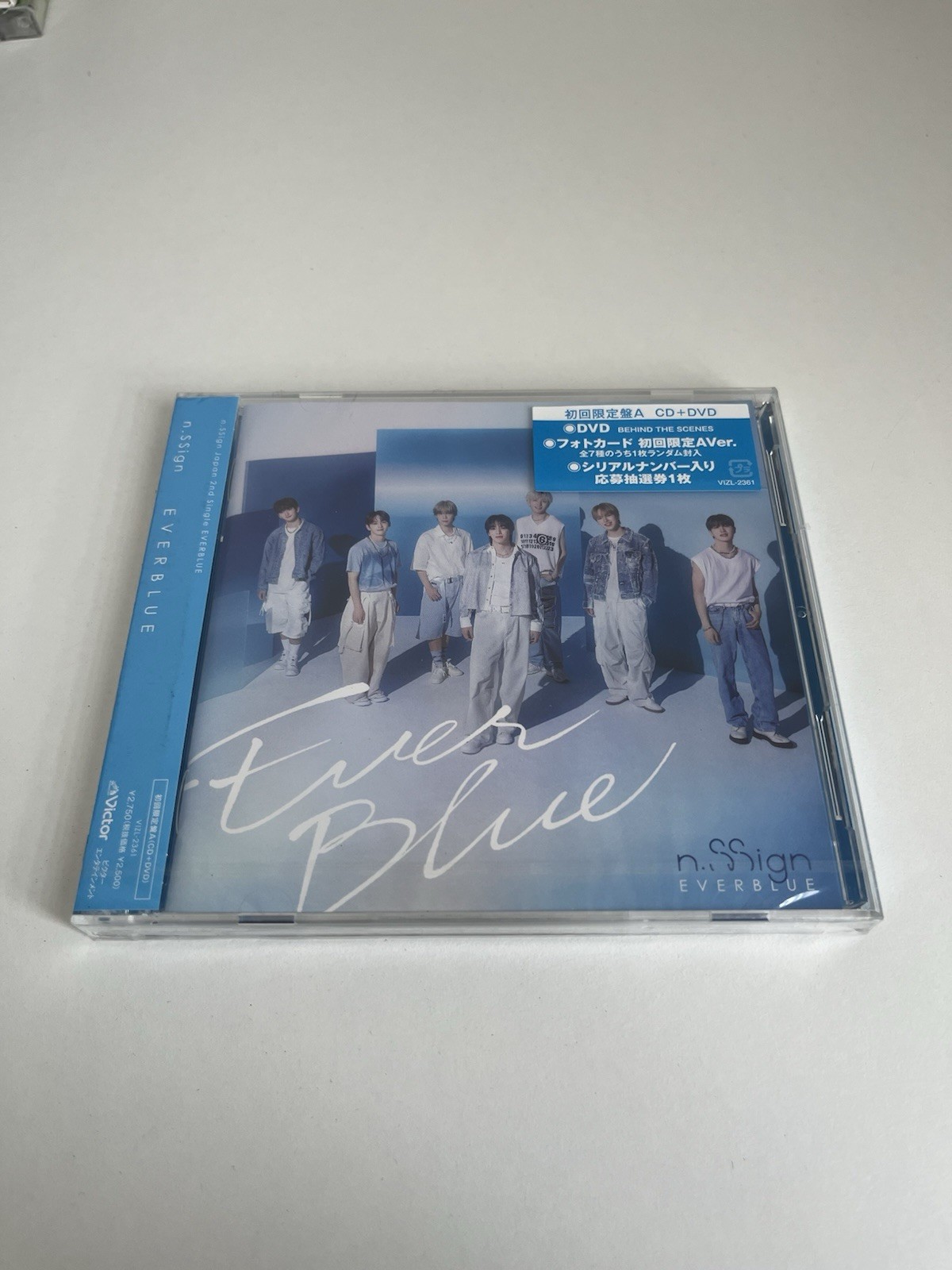 n.SSign EVERBLUE Japan 2nd Single CD+DVD First Press Ltd Ed A VIZL-2361