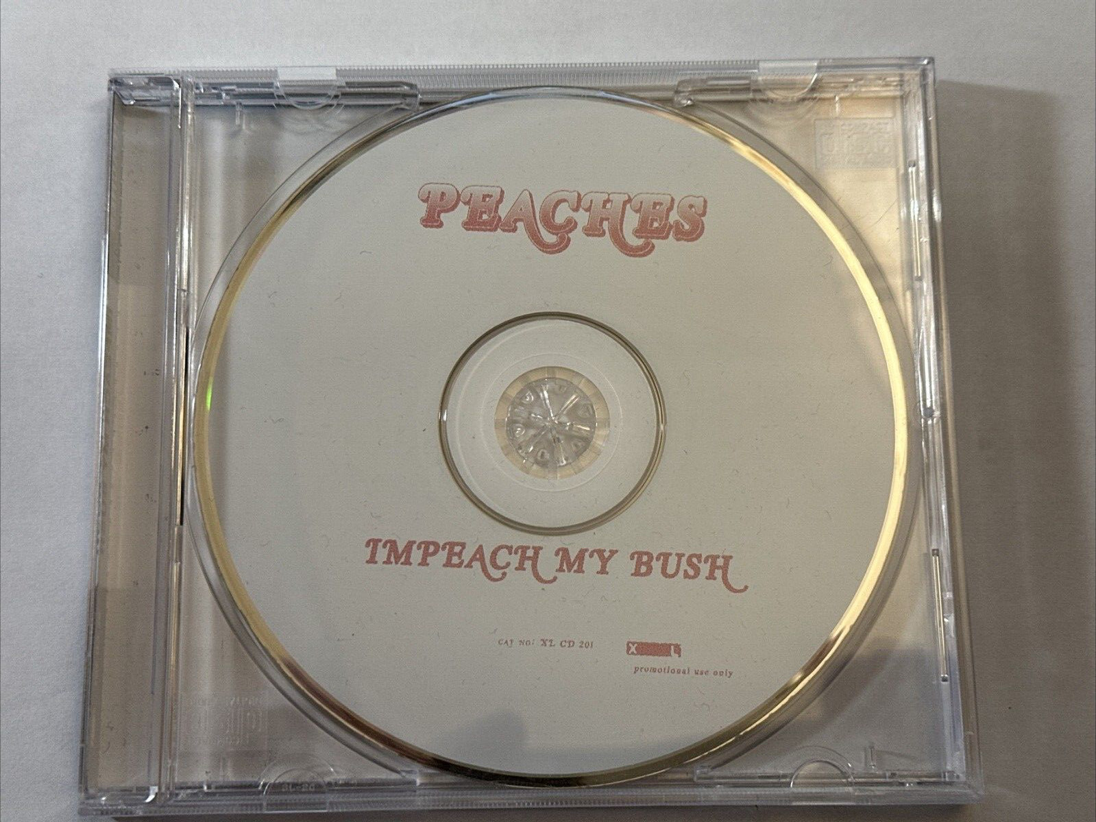 peaches impeach my bush cd promo Advance