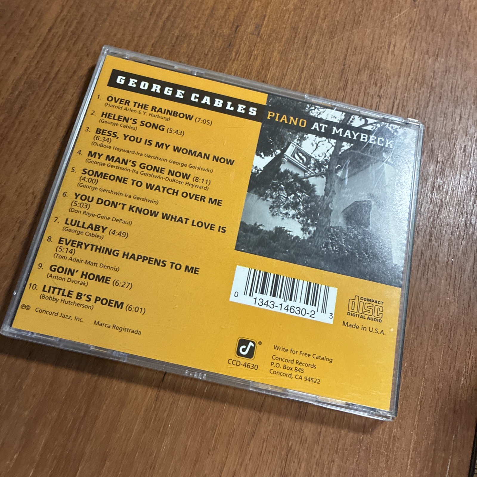 George Cables : At Maybeck Volume 35 (CD 2004 Concord Jazz) *Rare* *Very Good*