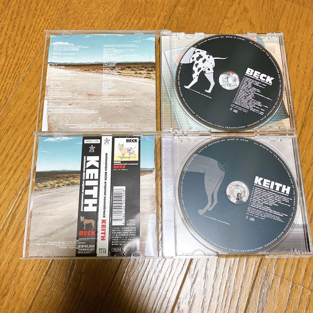 DefSTAR Records animation BECK soundtrack BECK KEITH 2 Disc Set Limited Japan