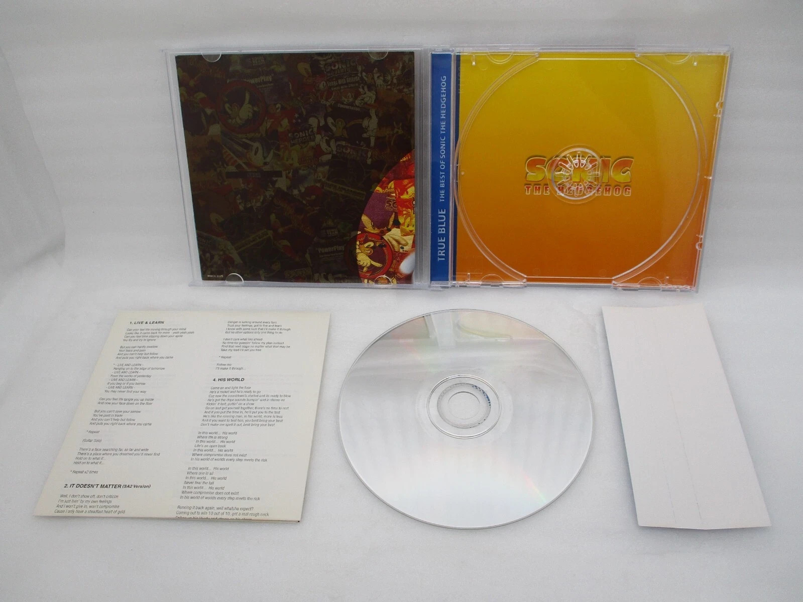 SONIC THE HEDGEHOG CD TRUE BLUE The Best of Sonic the Hedgehog Japan import