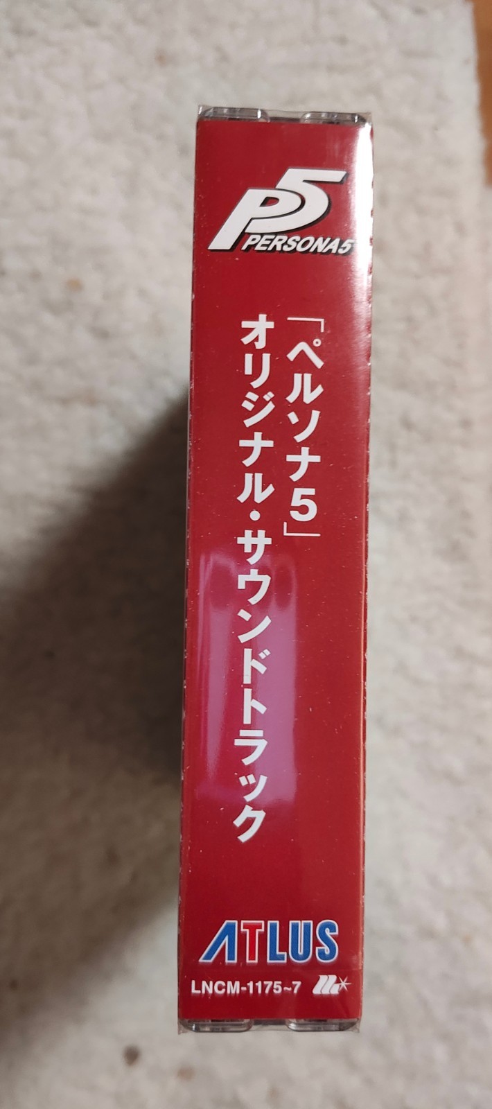 PERSONA 5 ORIGINAL SOUNDTRACK – ATLUS – 3 Disc JP Release NEW Sealed – OBI
