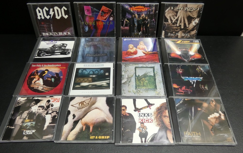 Vintage 1980s – 1990s Hair Band Rock Mixed CD Lot
