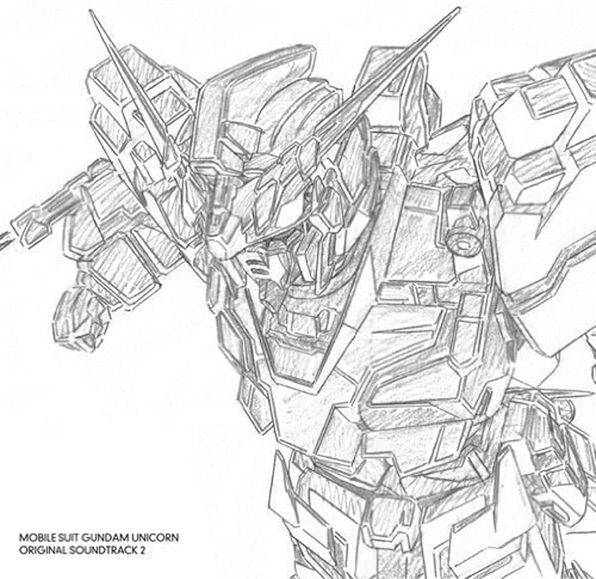 Anime MOBILE SUIT GUNDAM UNICORN ORIGINAL SOUDTRACK 2 CD New Hiroyuki Sawano