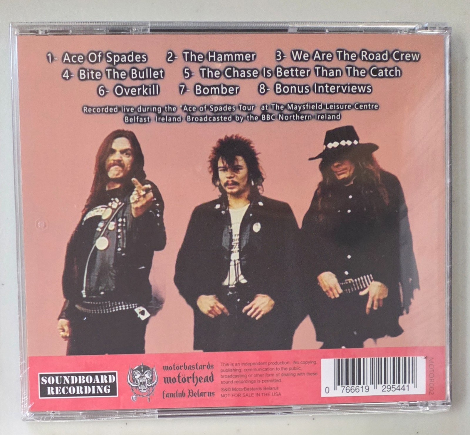 Motorhead Motörhead The Belfast Overkill New CD Hard Rock Heavy Metal Lemmy