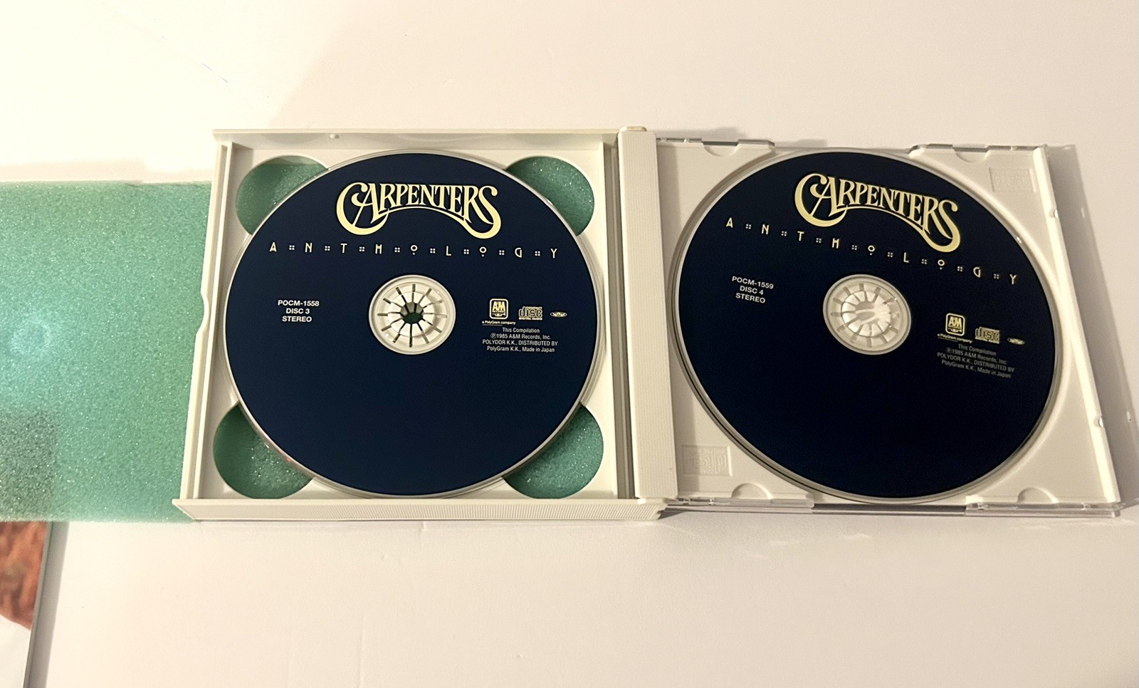 CARPENTERS POCM 1556/9 Karen Carpenter ANTHOLOGY Japan 4 CD set + Booklet