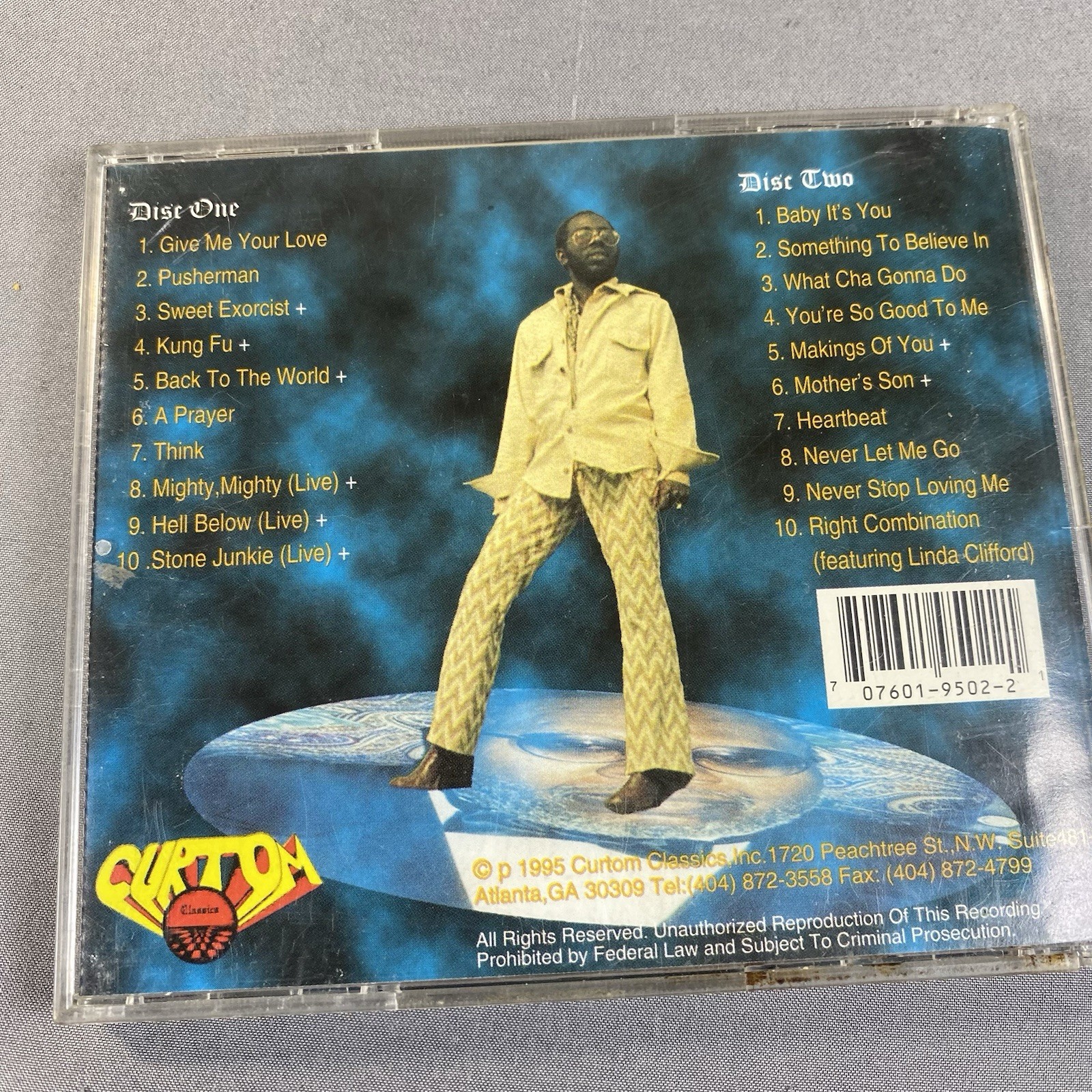 CURTIS MAYFIELD 2 💿 LOT: Curtis Live & Living Legend