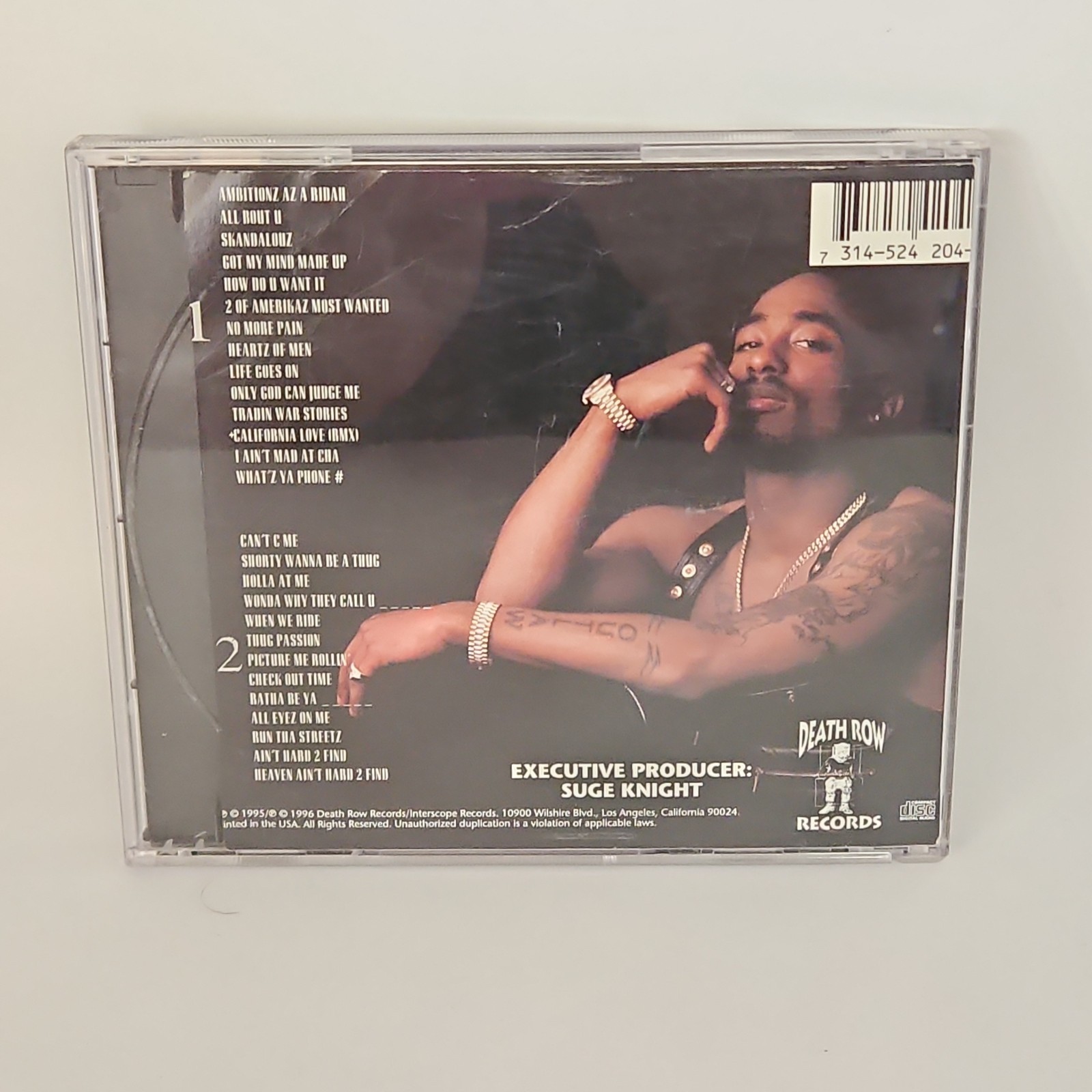 2Pac – All Eyez On Me 2 CD 1996 Interscope/Death Row Good Condition