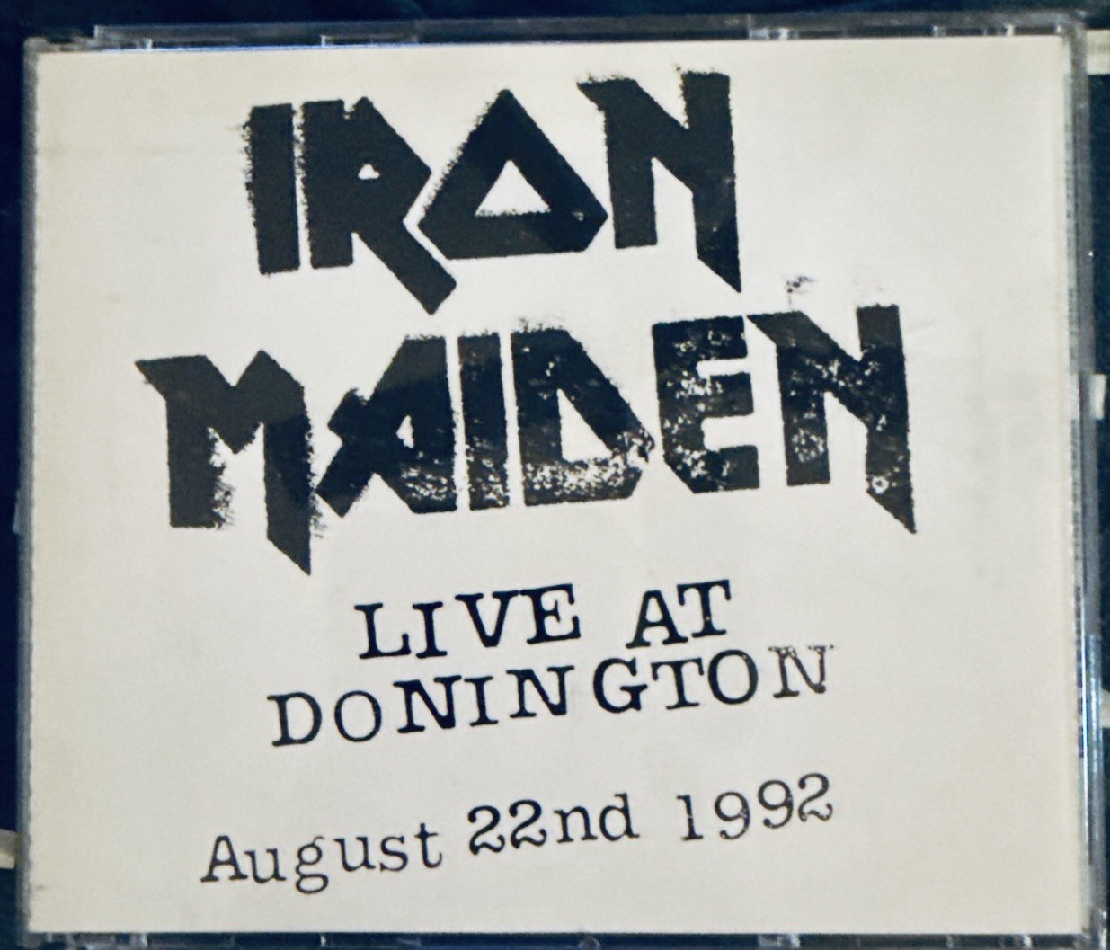 Iron Maiden- Live At Donington. August 22nd 1992 . EMI(no booklet). UK Import.