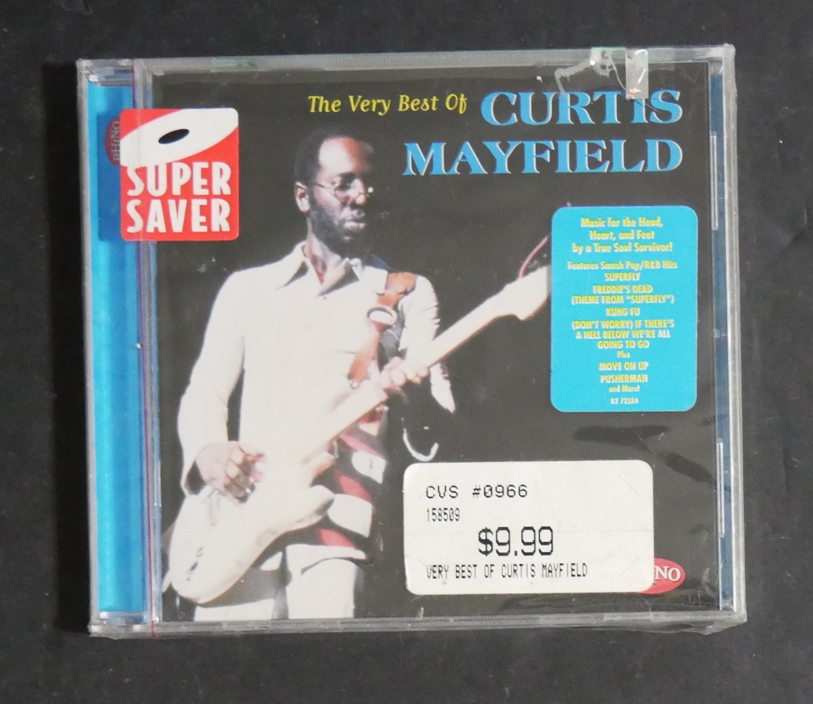 Very Best of by Curtis Mayfield CD Factory Sealed Cracked Case