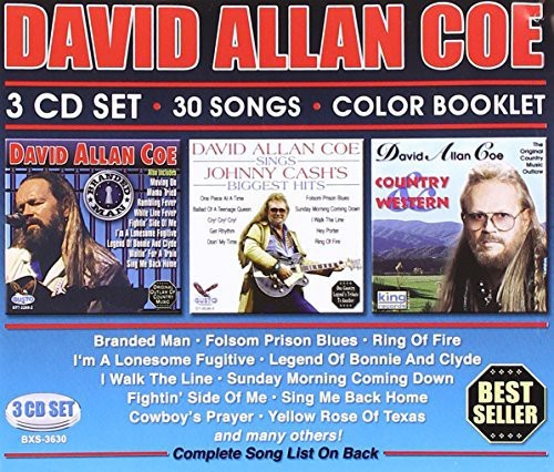 David Allan Coe – 30 Songs [New CD] With Book