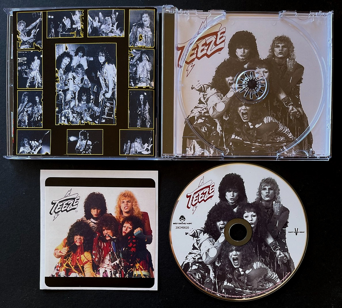 TEEZE St cd + 3 BOUNS TRACKS + STICKER Motley Crue RATT Roughhouse BRITNY FOX