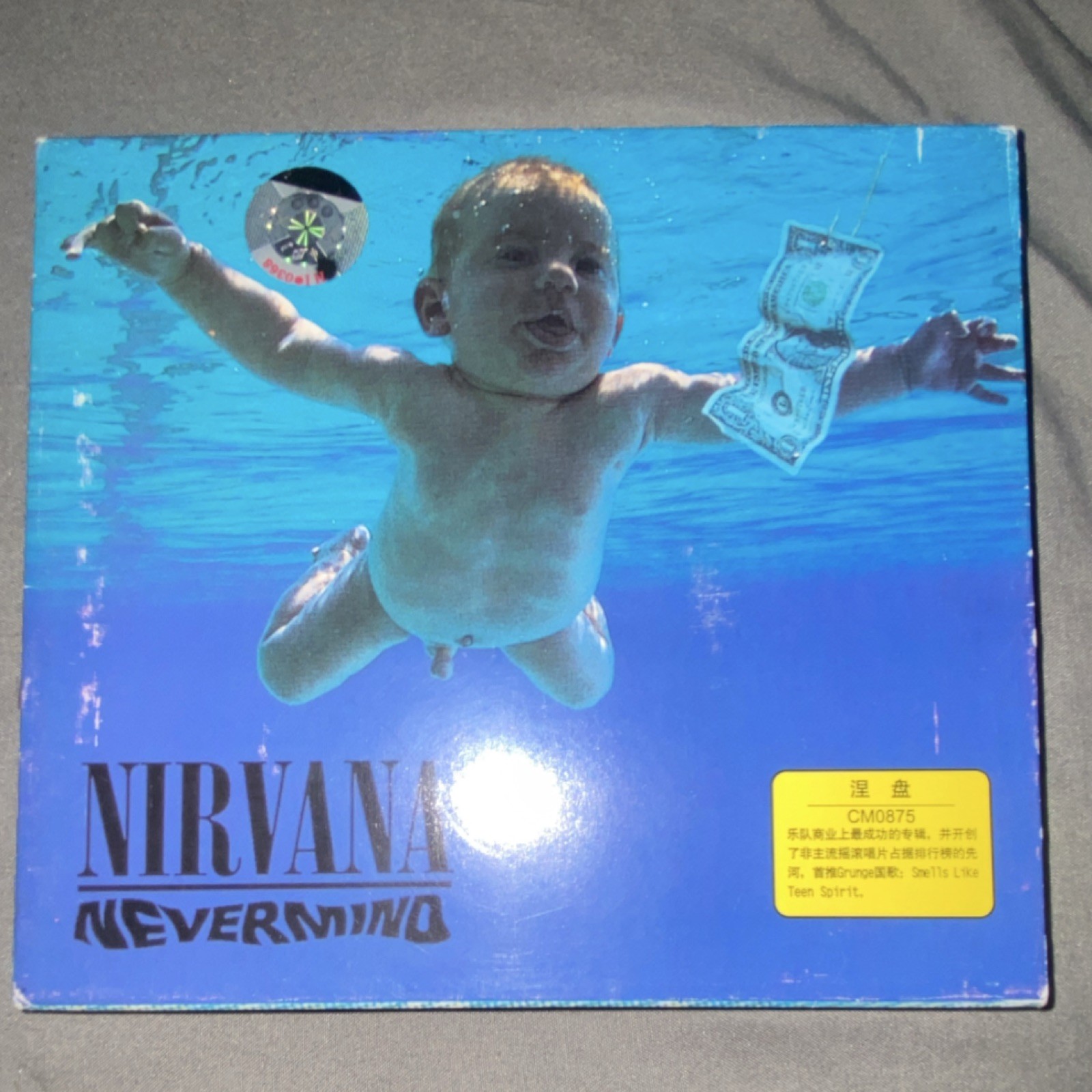 Nirvana Nevermind JAPANESE IMPORT CD Rock Grunge Album 1990s English Blue CM0875