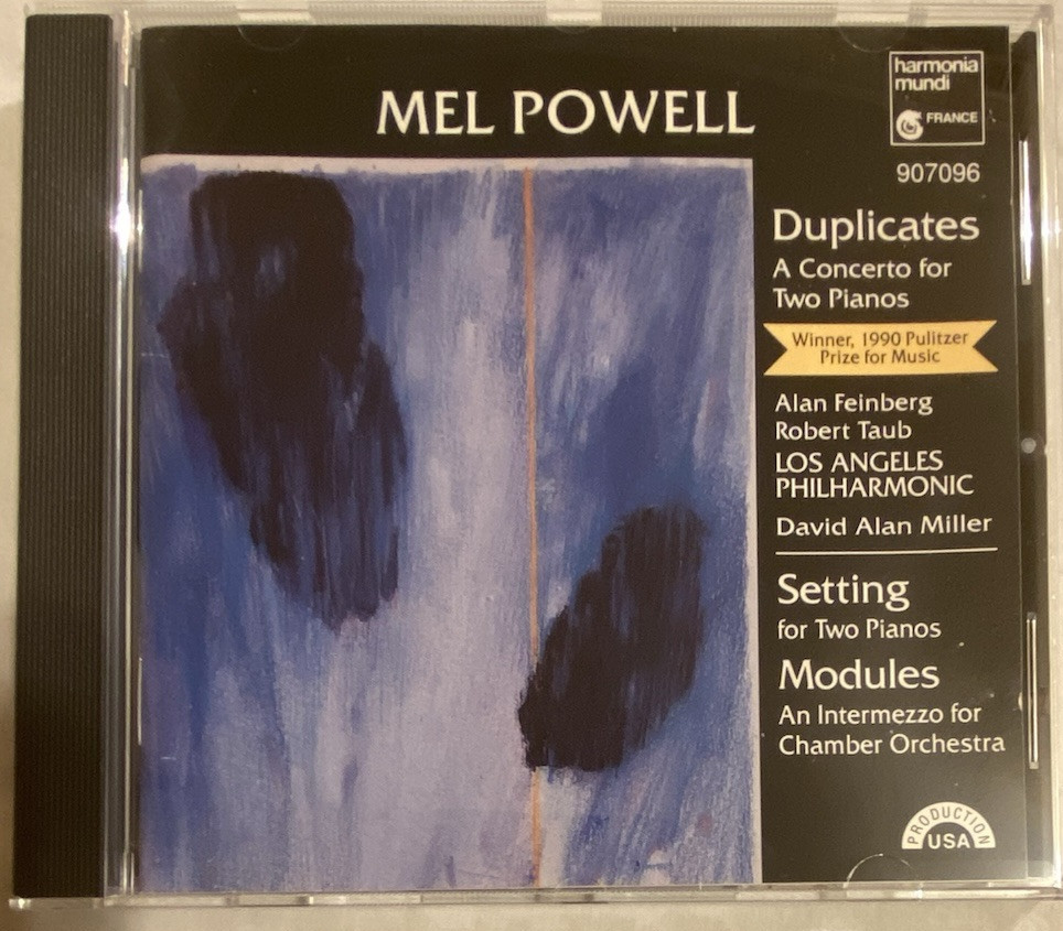 MEL POWELL Duplicates A Concerto For Two Pianos GERMAN IMPORT Modern CHAMBER