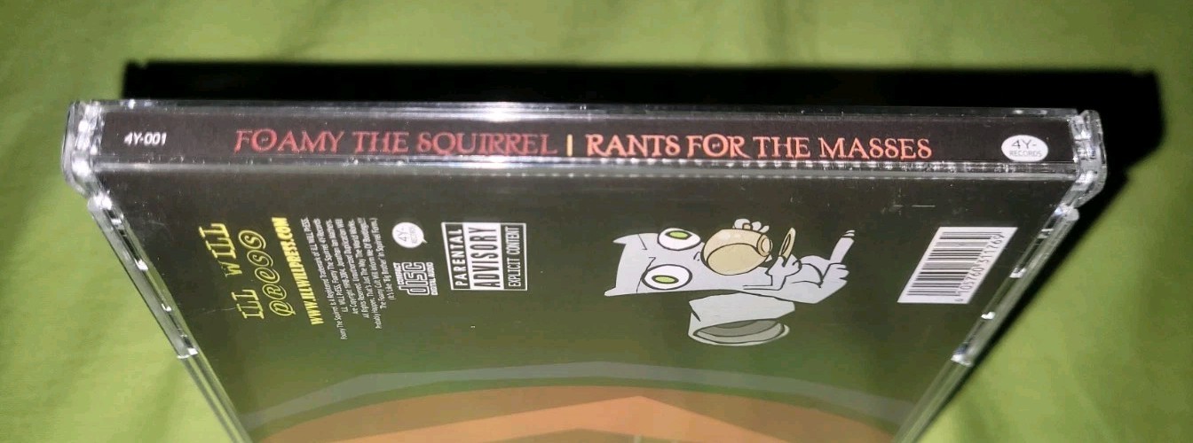 Foamy the Squirrel Rants for the Masses Comedy Spoken Word CD