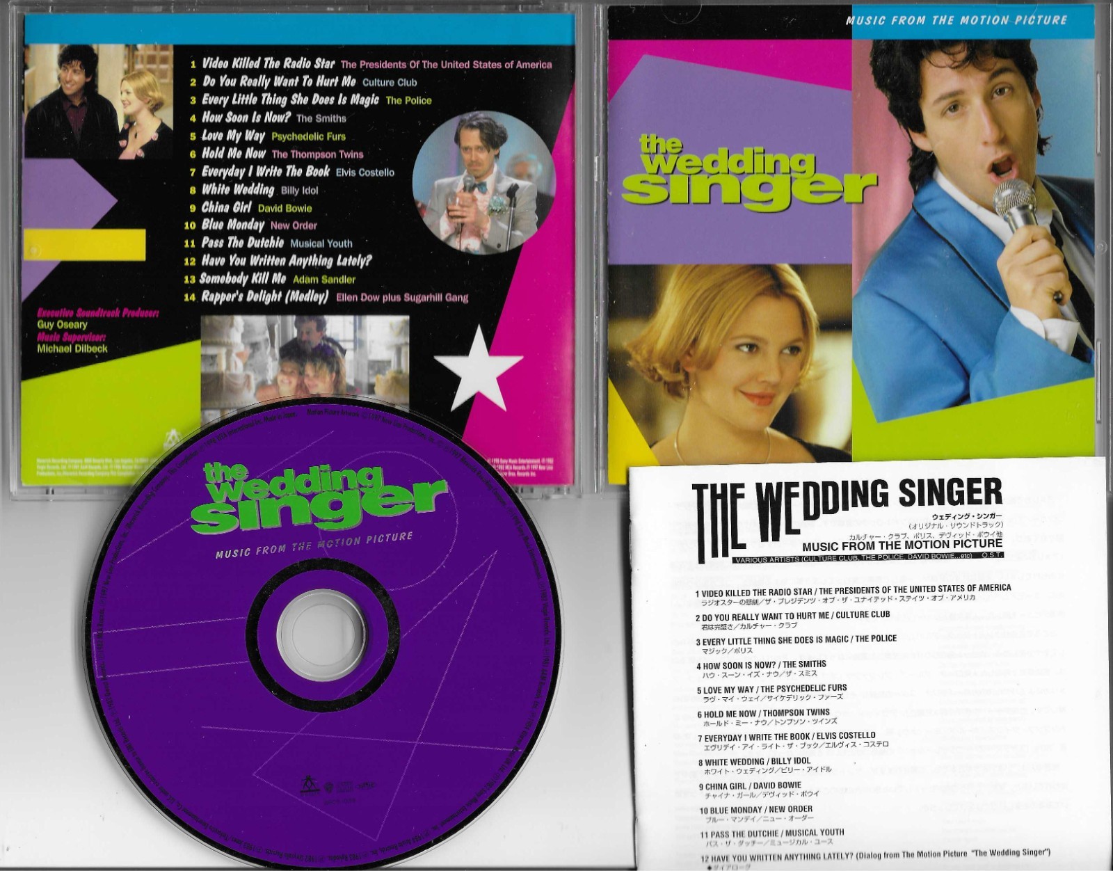 WEDDING SINGER Soundtrack JAPAN CD USA Seller NEW ORDER the Smiths DAVID BOWIE