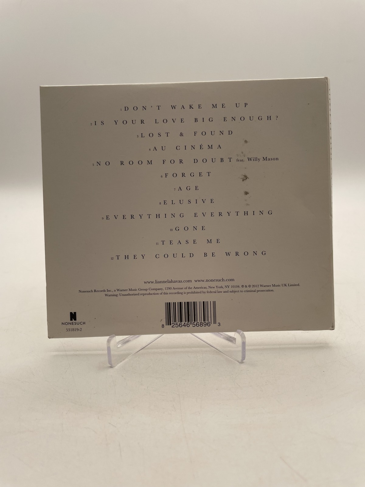 Lianne La Havas Is Your Love Big Enough? CD 2012 Nonesuch Digipak Soul Folk Pop
