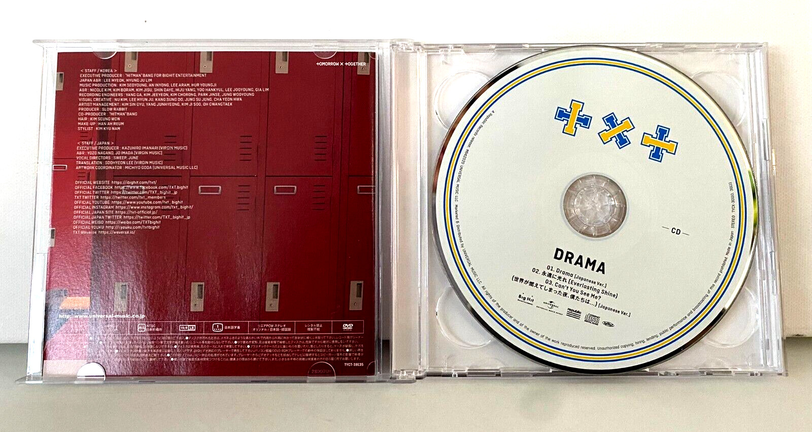 Tomorrow X Together – Drama – Republic Records – CD Single Dvd Video 2020