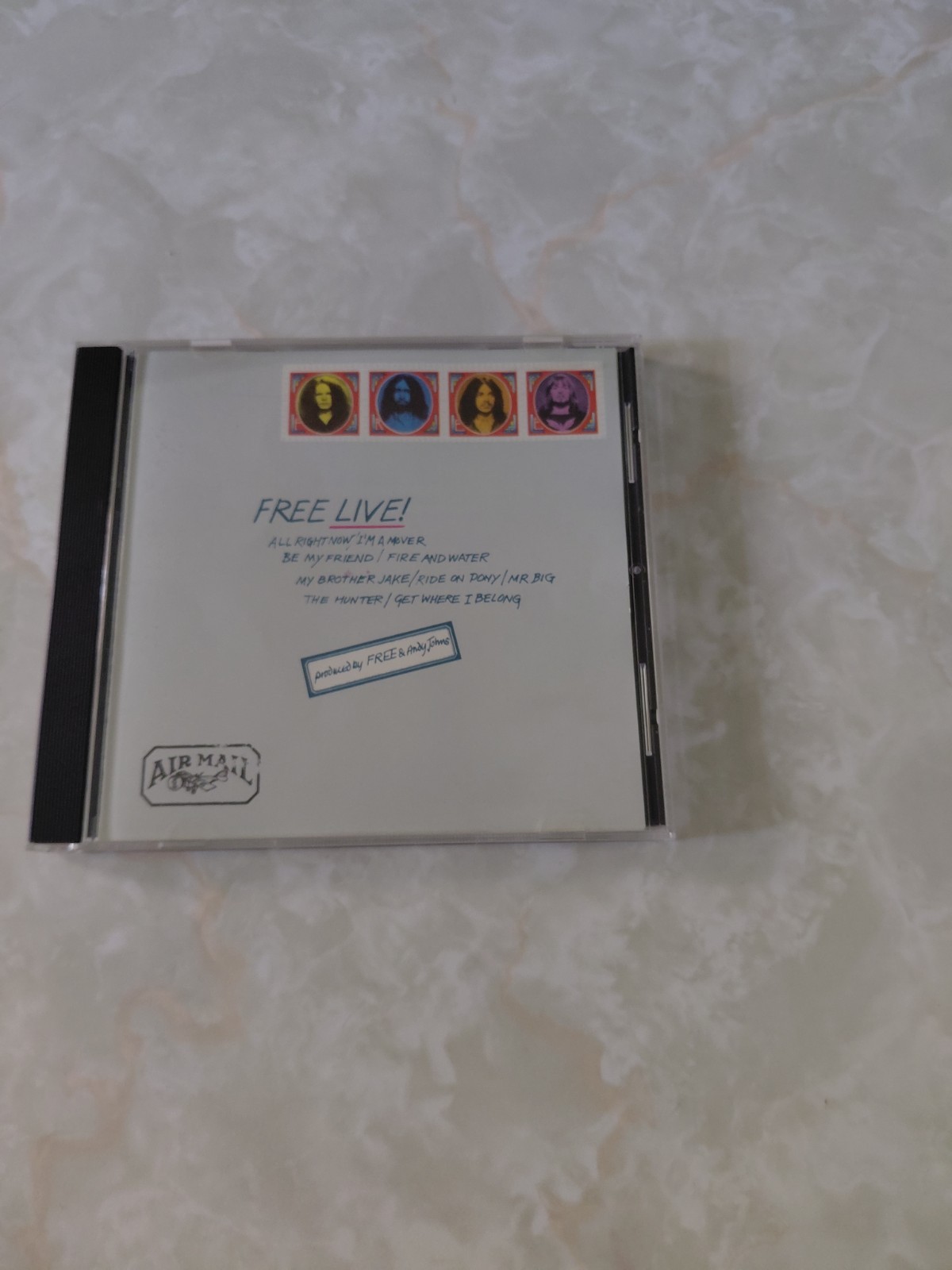 FREE CD FREE LIVE 1988 ORIG. A&M 4306 ULTRA RARE OOP ed. G. READ