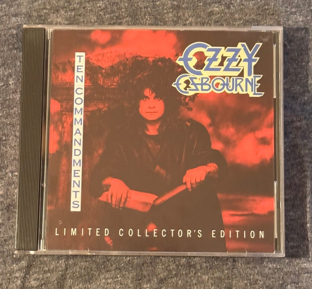 Ozzy Osbourne – Ten Commandments CD 1990 Limited Edition Heavy Metal