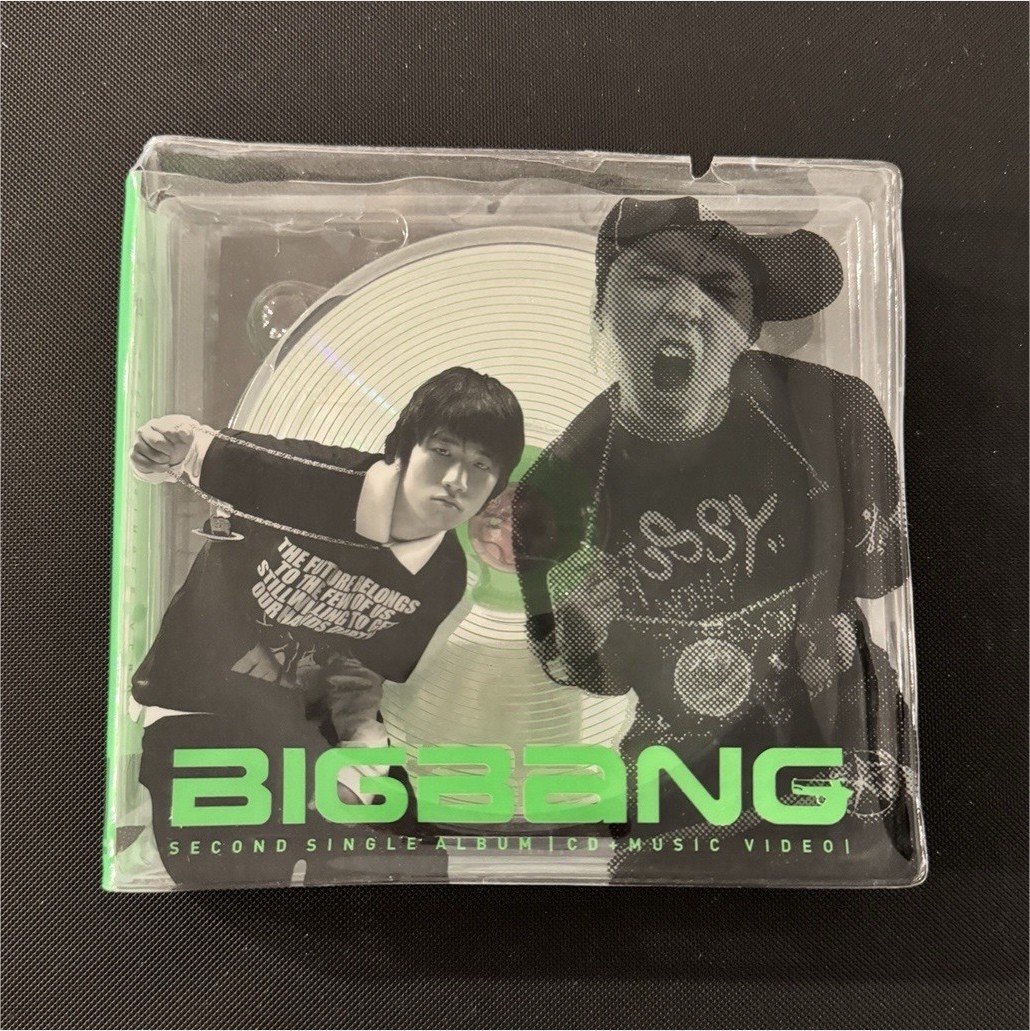 BigBang Second Single Album K-Pop CD Multicolor Jewel Case Korean Language