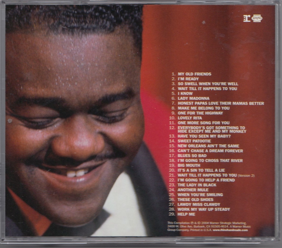 Fats Domino – Sweet Patootie: The Complete Reprise Recordings Rhino Handmade CD