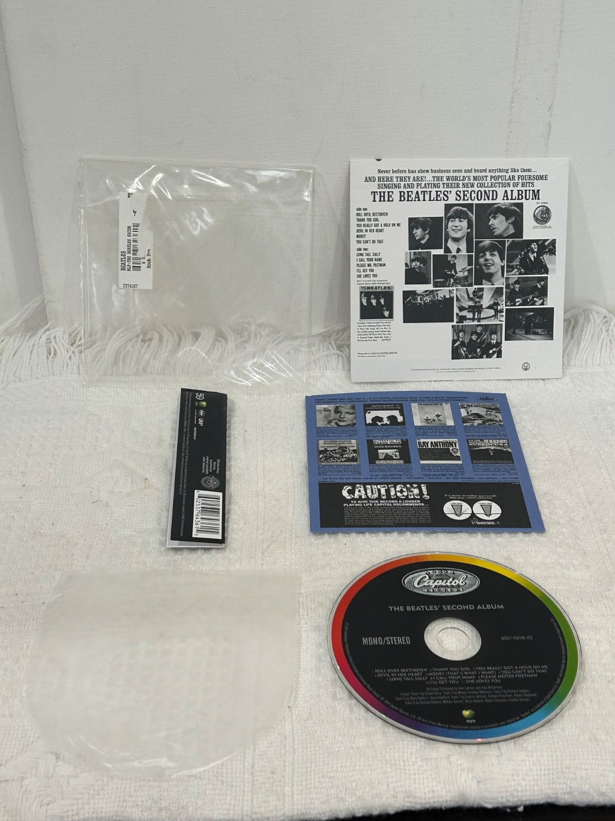 THE BEATLES Second Album Mini-LP-Style CD w/OBI HTF 2014 Capitol Reissue