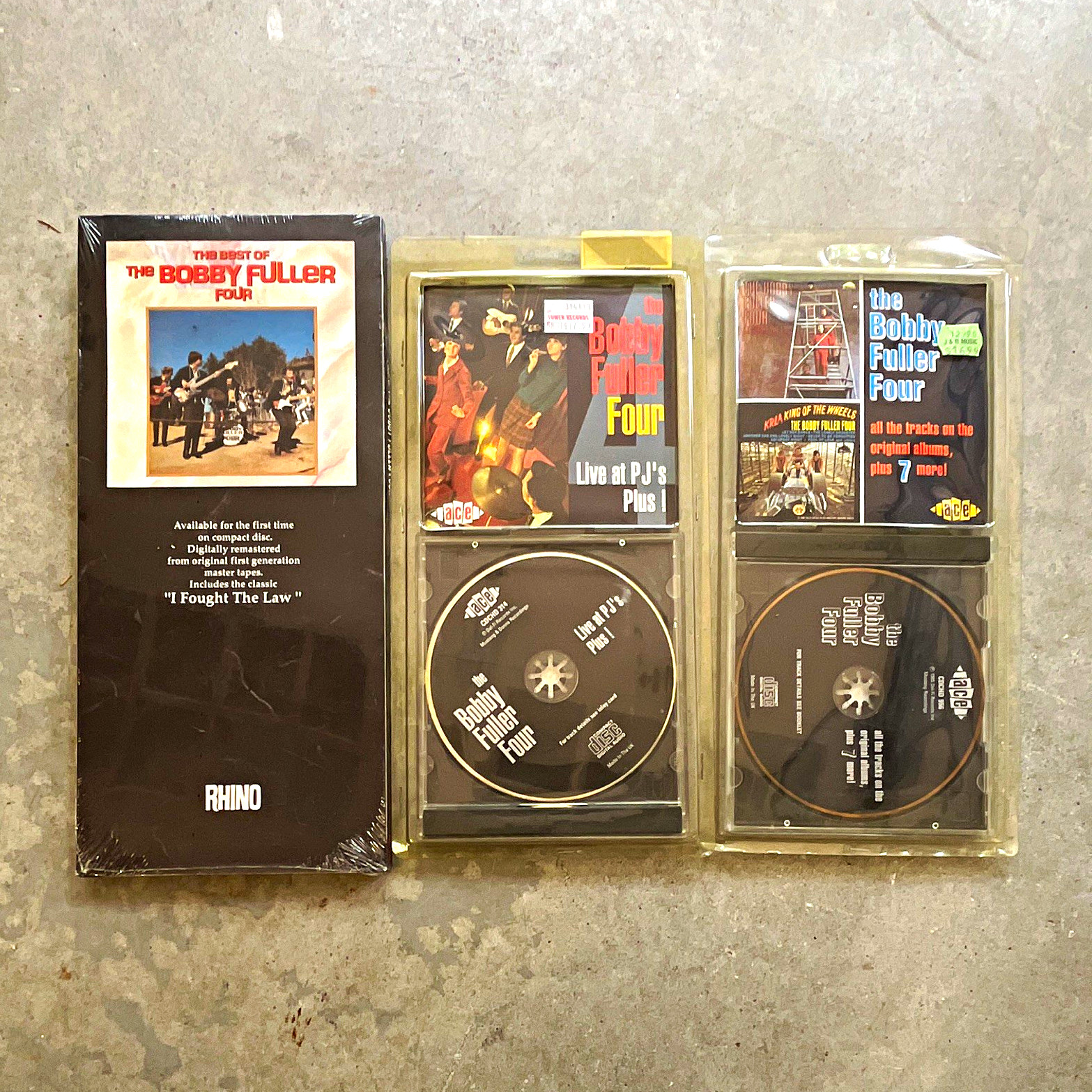 Lot of 3 The Bobby Fuller Four cd long box new!