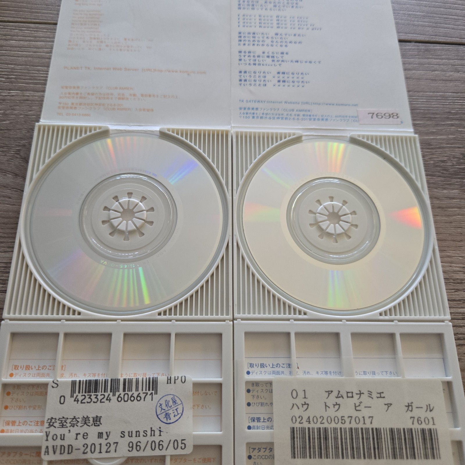 Namie Amuro 6-CD LOT: Tanzaku Japan Import 3″ CD Singles J-Pop Avex TK