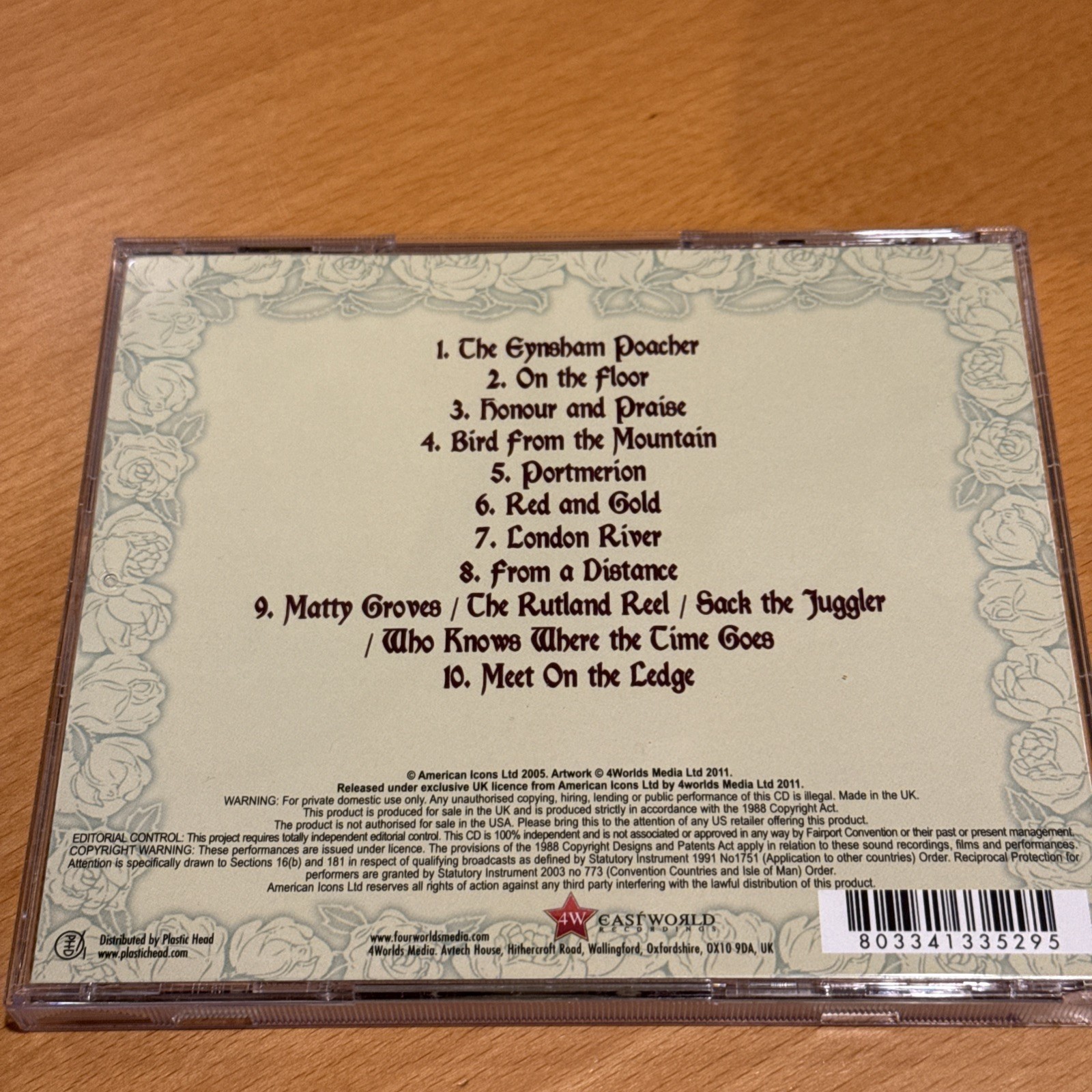 Performance by Fairport Convention (CD, 2011, Eastworld)
