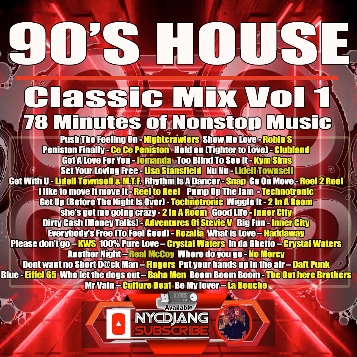 90’S HOUSE CLASSIC MIX VOL 1 NON STOP MUSIC VARIOUS ARTISTS