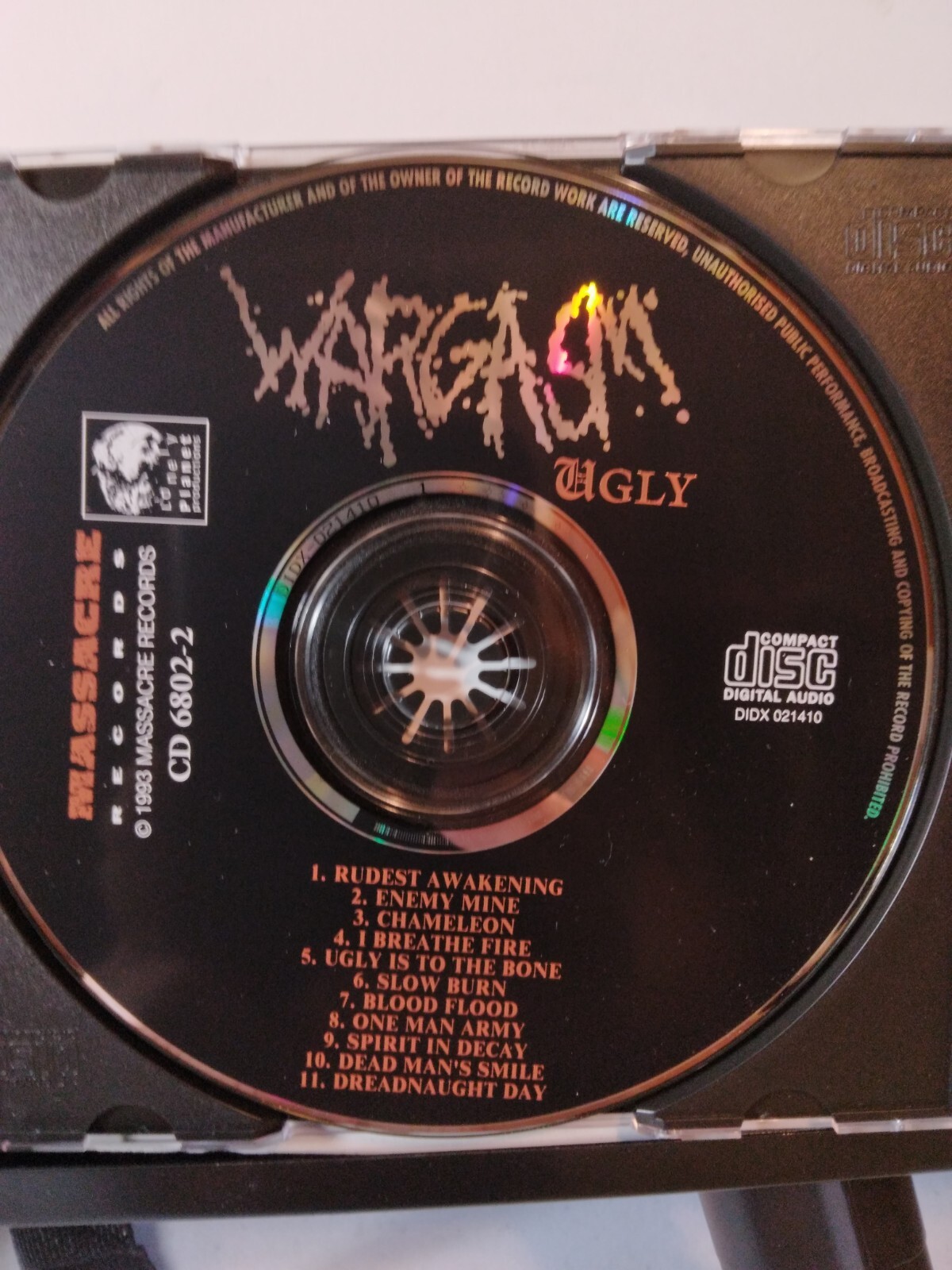 WARGASM UGLY CD