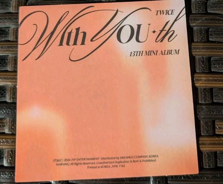 TWICE With YOU-th (Digipack Ver.) (CD) 13th Mini Album