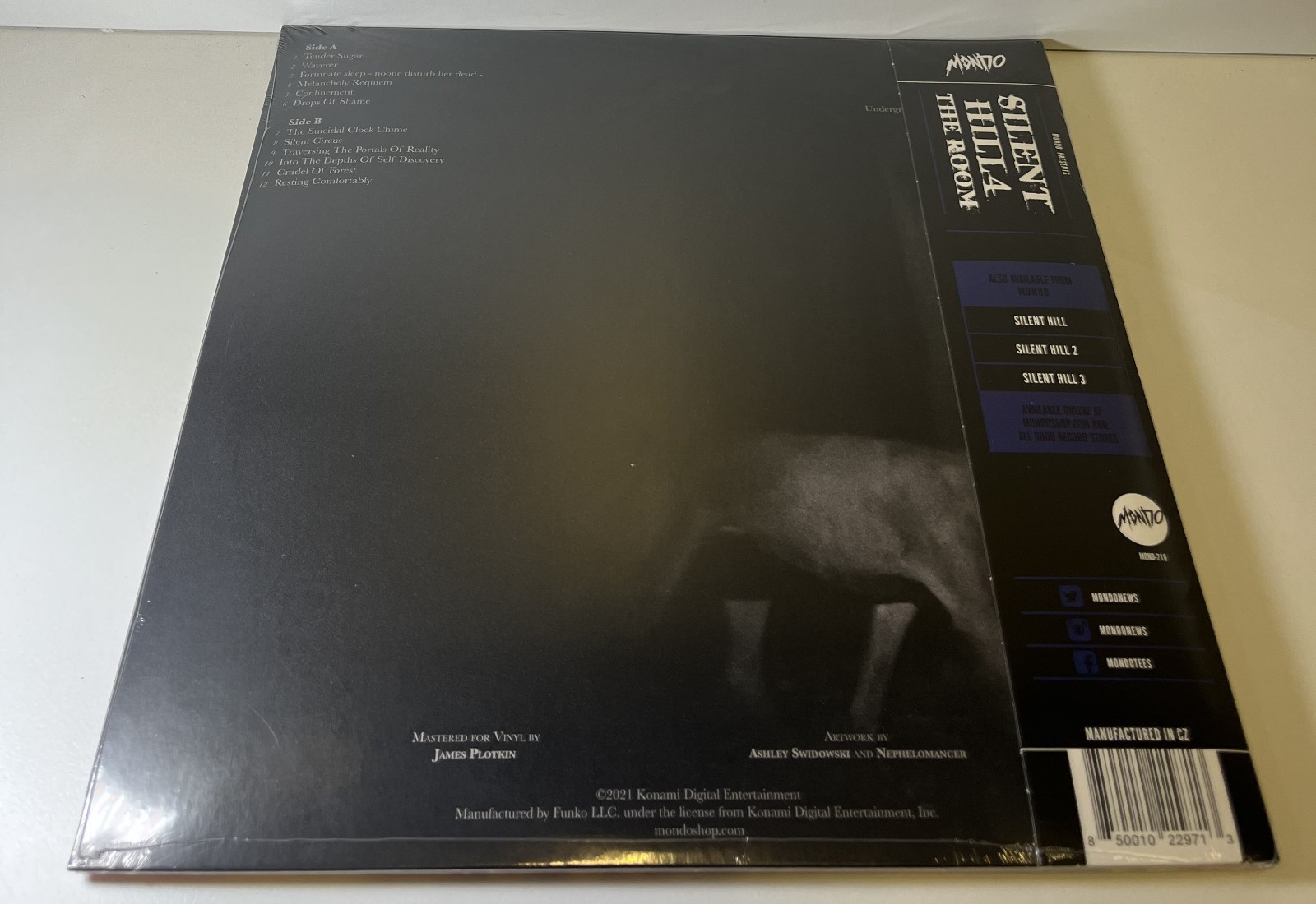 SILENT HILL 4: THE ROOM – VINYL SOUNDTRACK 2 LP KONAMI EXCLUSIVE LIMITED NEW